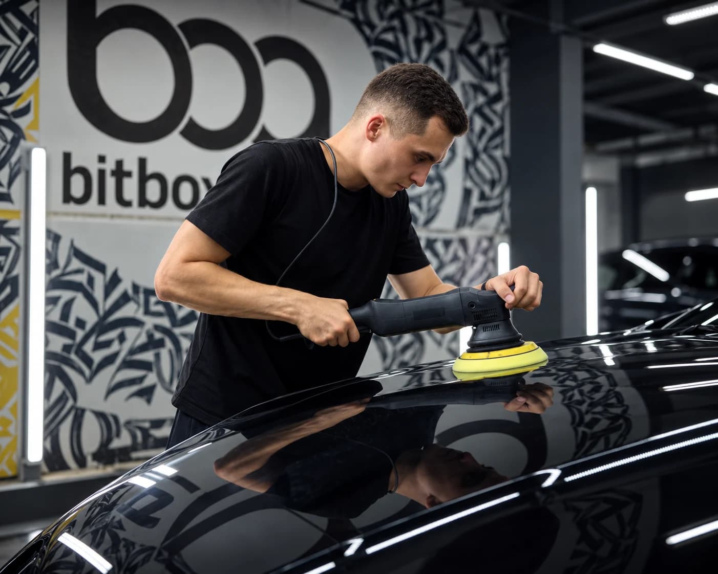 Полировка автомобиля в студии BitBoxAuto